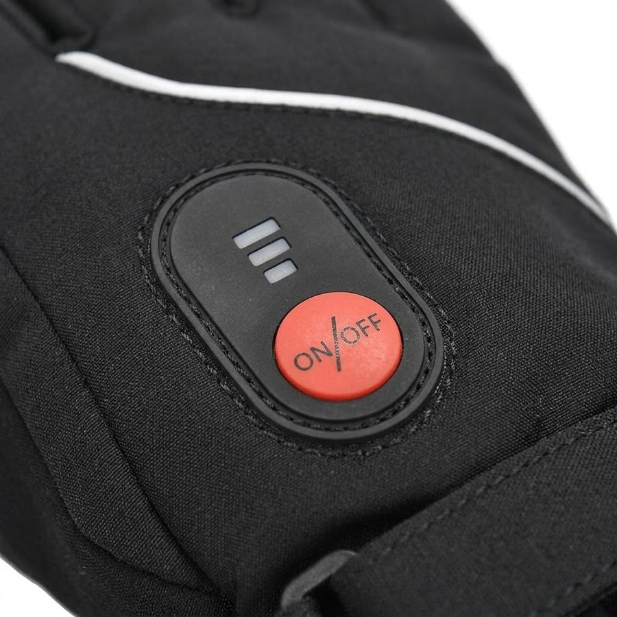 Heat button and level lights on the Glacier Trek.