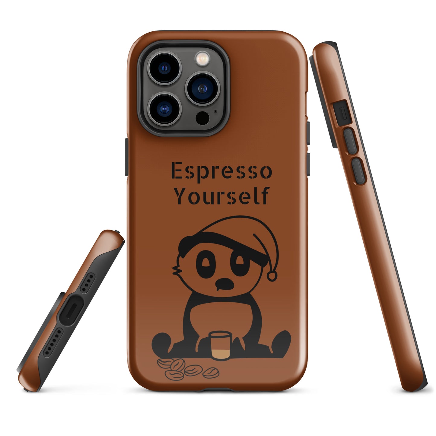 Tough Case for iPhone® - Espresso Yourself - Brown
