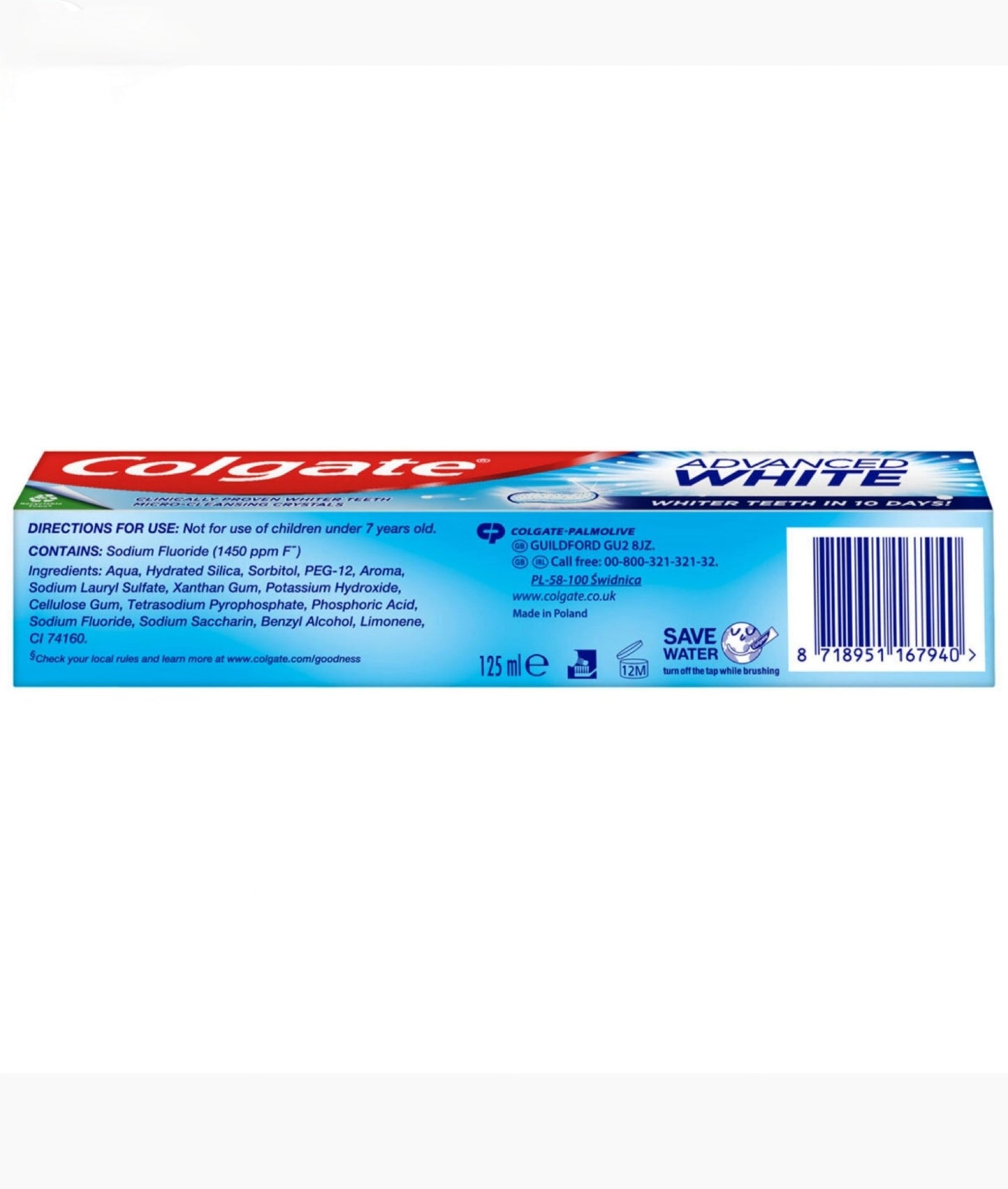 3 x 125ml Jumbo Colgate Advanced White ⚪ (New & Sealed)