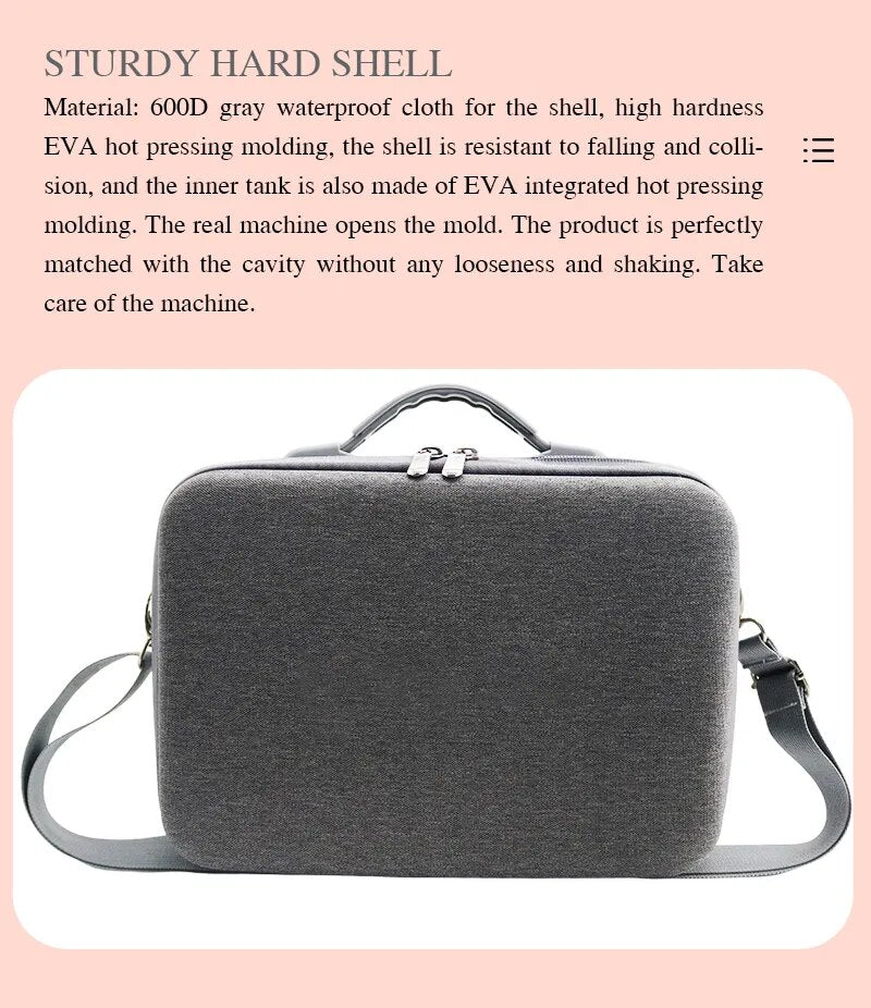 DJI Mini 3 Pro Waterproof Portable Case Bag Controller Battery Storage Box Shoulder Bag for Mini 3 Pro - Icespheric