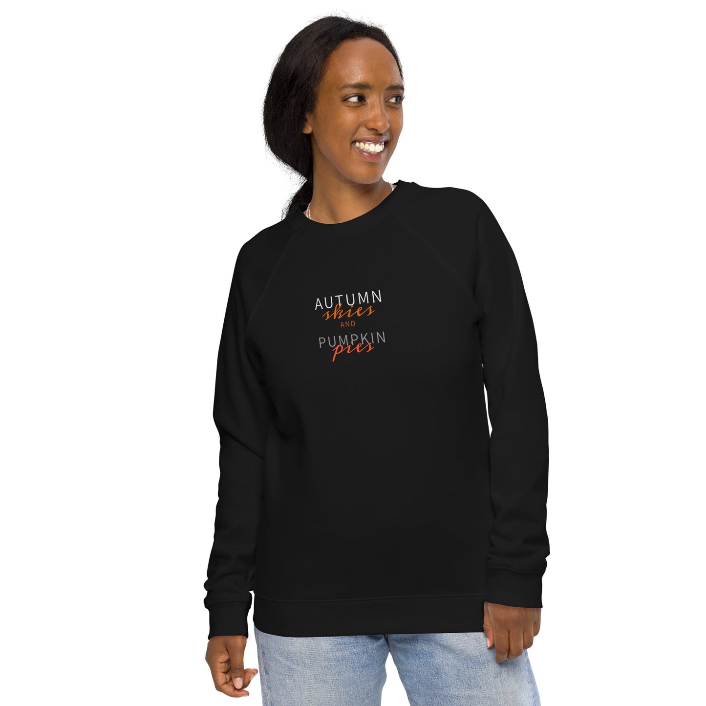 Automn Unisex Organic Raglan Sweatshirt