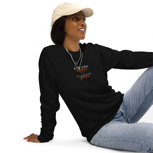 Automn Unisex Organic Raglan Sweatshirt