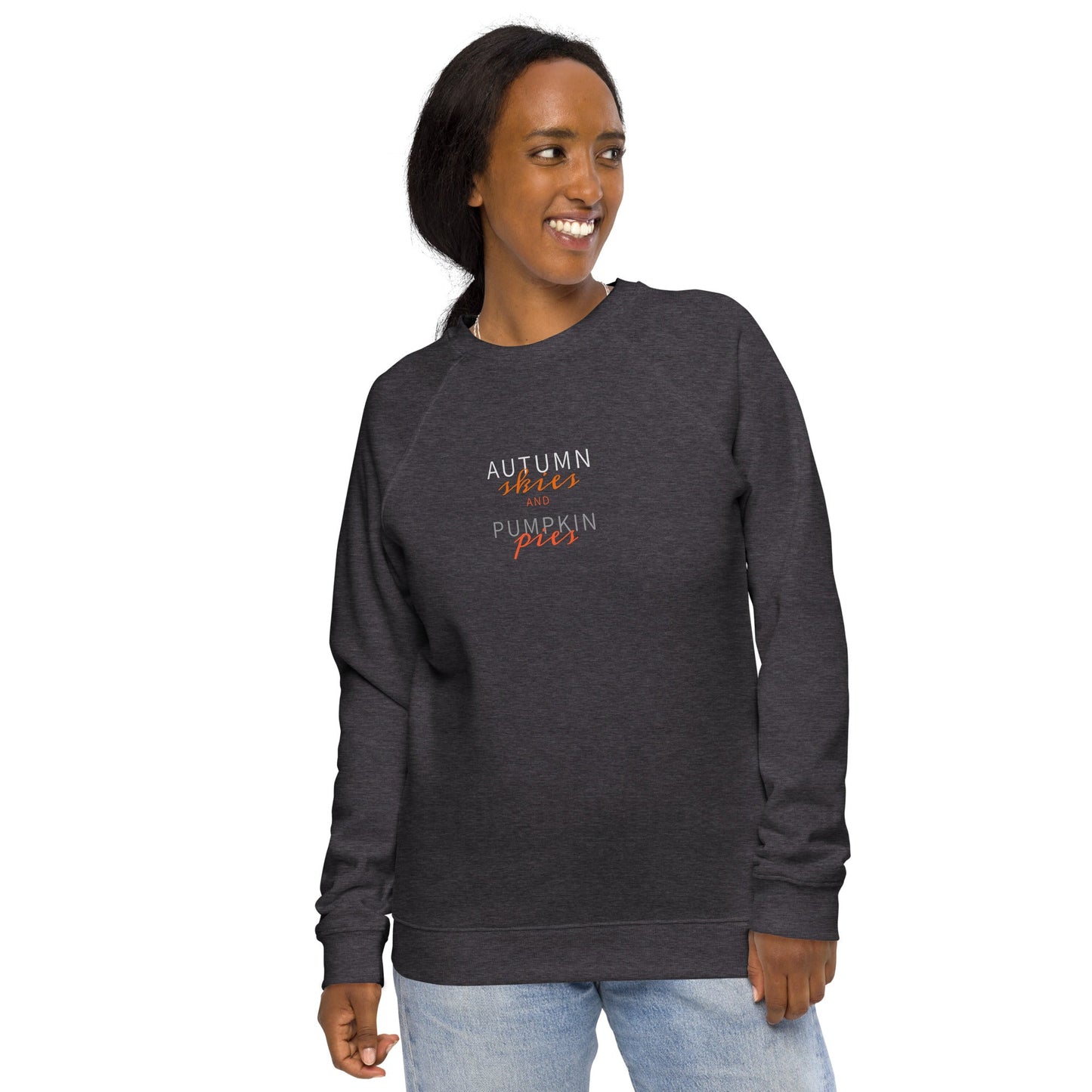 Automn Unisex Organic Raglan Sweatshirt