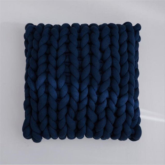 Handmade Square Modern Wool Pillow