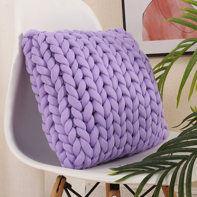 Handmade Square Modern Wool Pillow