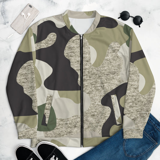 Icespheric Camouflage Unisex Bomber Jacket
