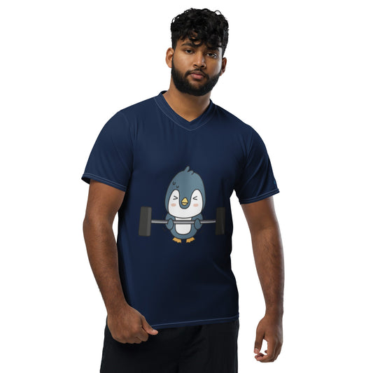 Icespheric Recycled Unisex Penguin Sports T-Shirt