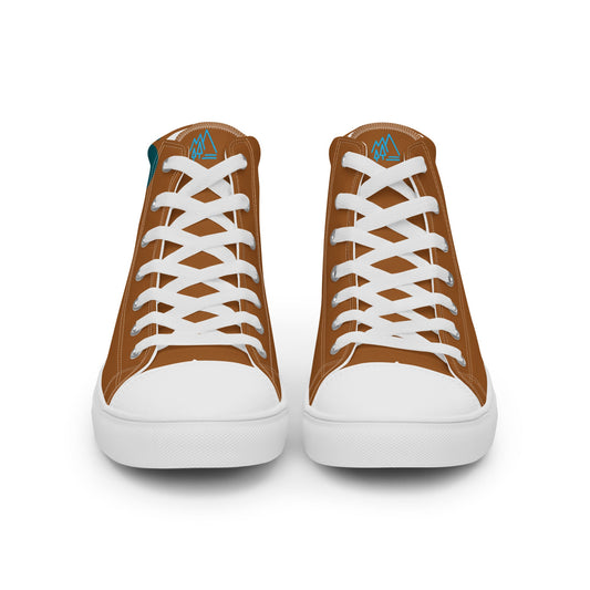 Men’s High Top Canvas Bronze Shoes