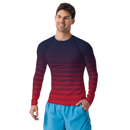 Men's Rash Guard Slim Fit Long Sleeve Top