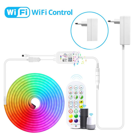 NeonGlow - WiFi Bluetooth LED Neon Strip Lights