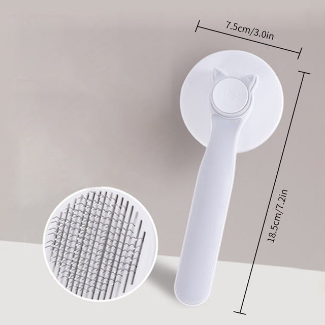 Pet Self Cleaning Grooming Brush Comb Shed
