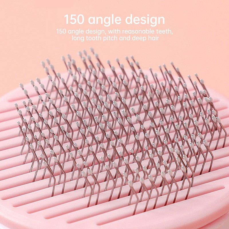Pet Self Cleaning Grooming Brush Comb Shed