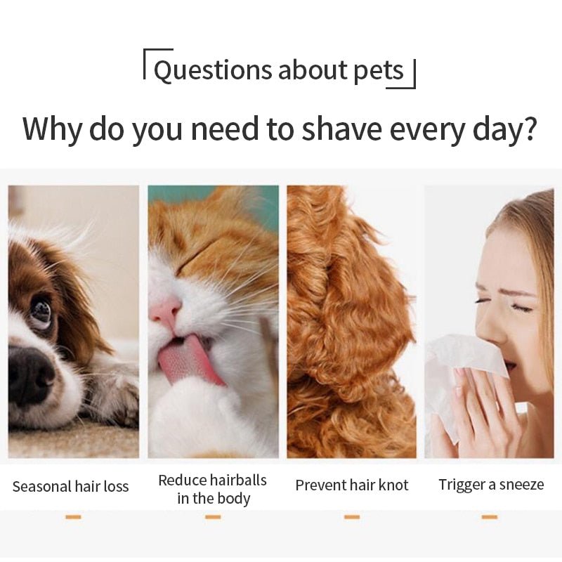 Pet Self Cleaning Grooming Brush Comb Shed