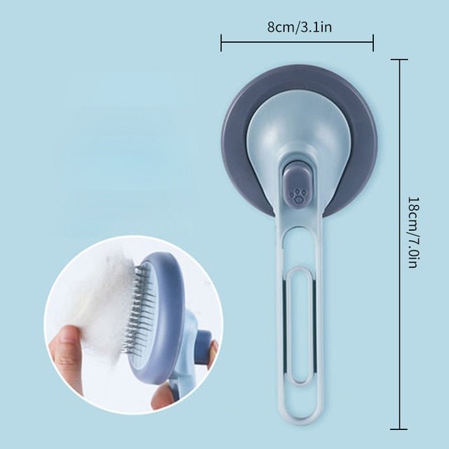 Pet Self Cleaning Grooming Brush Comb Shed