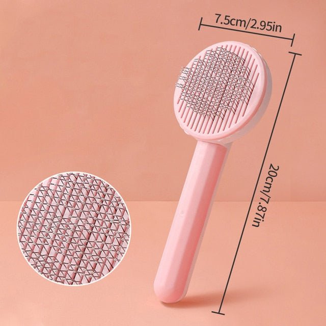 Pet Self Cleaning Grooming Brush Comb Shed