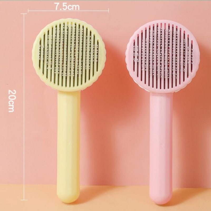 Pet Self Cleaning Grooming Brush Comb Shed