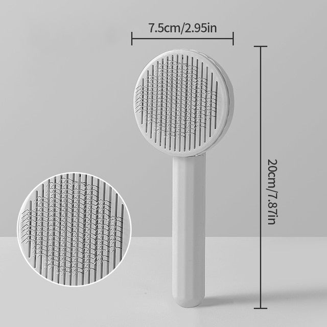 Pet Self Cleaning Grooming Brush Comb Shed