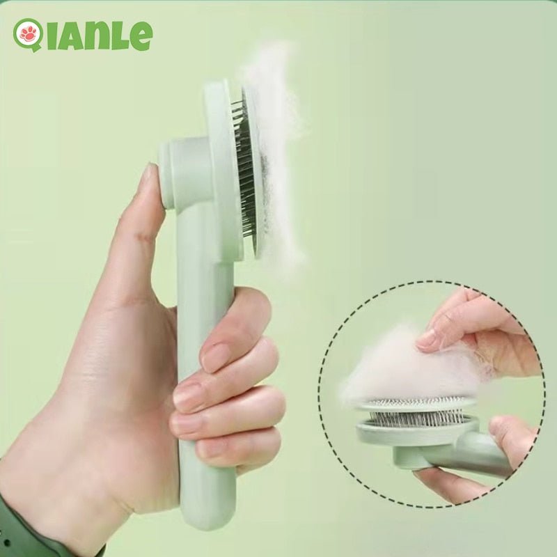 Pet Self Cleaning Grooming Brush Comb Shed