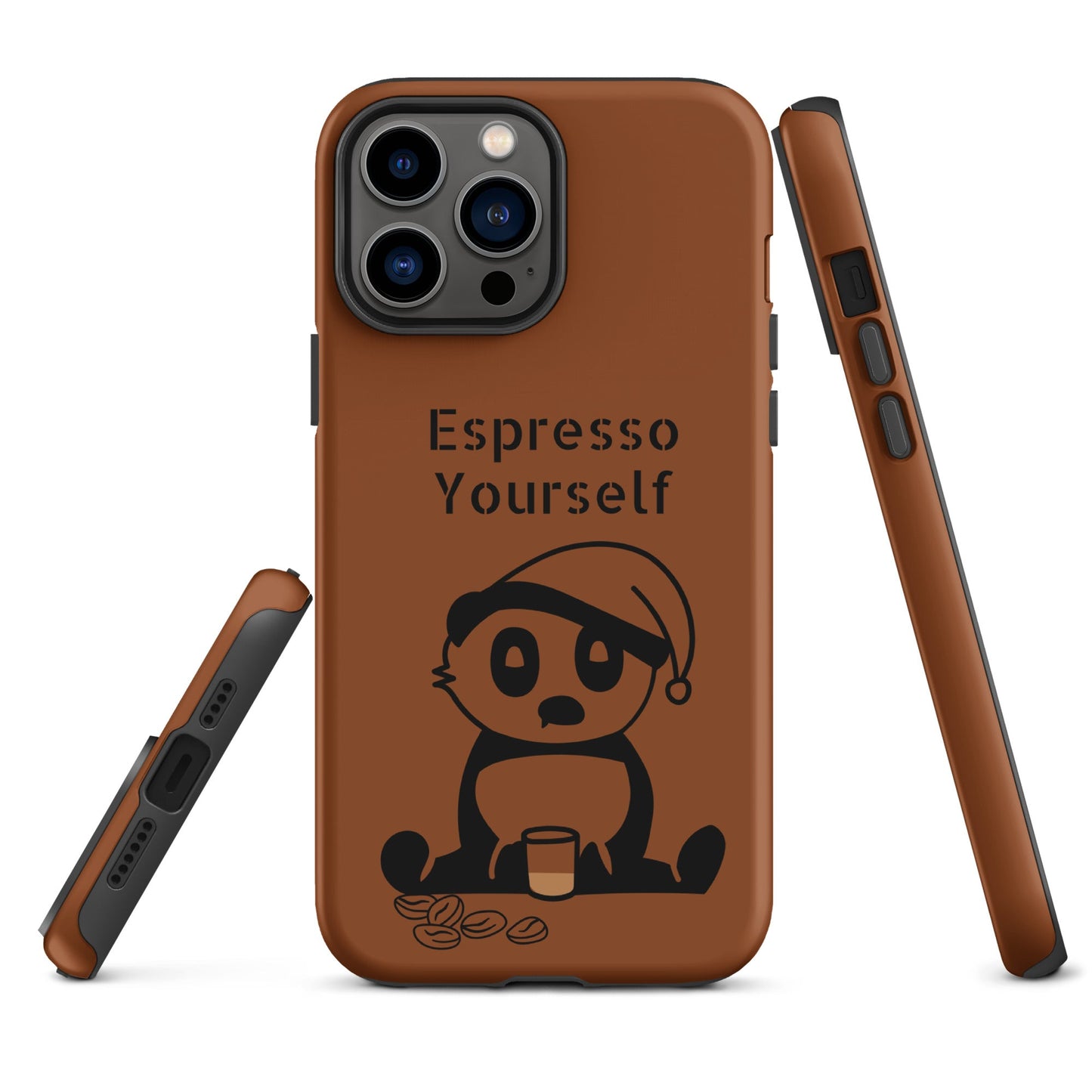 Tough Case for iPhone® - Espresso Yourself - Brown