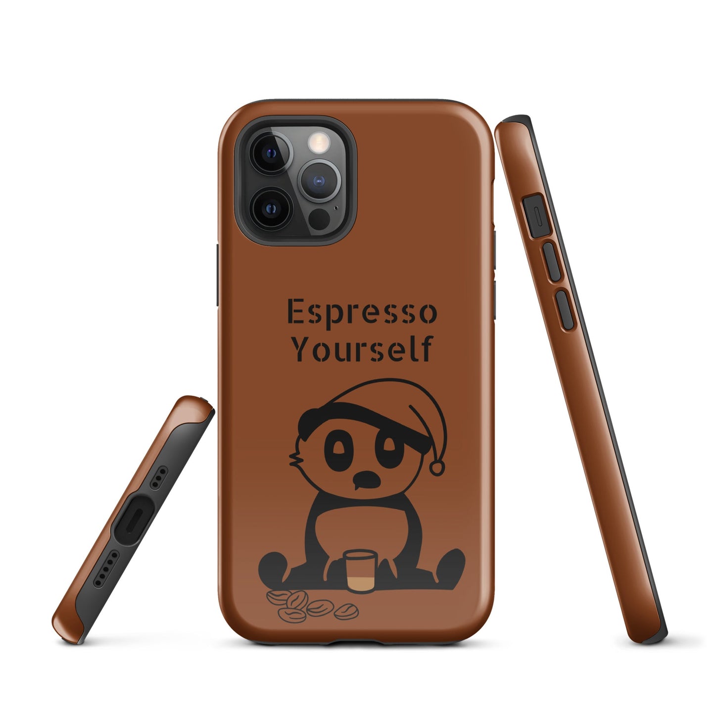 Tough Case for iPhone® - Espresso Yourself - Brown
