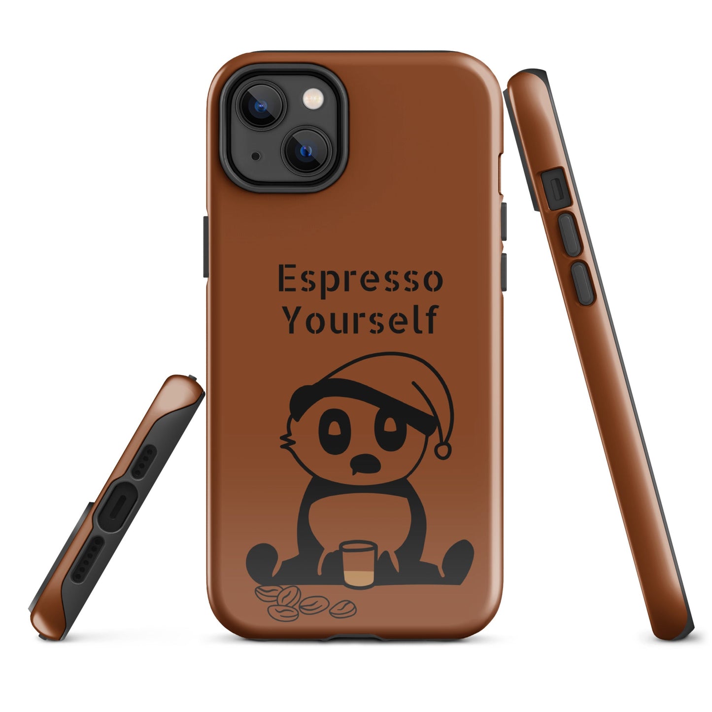 Tough Case for iPhone® - Espresso Yourself - Brown