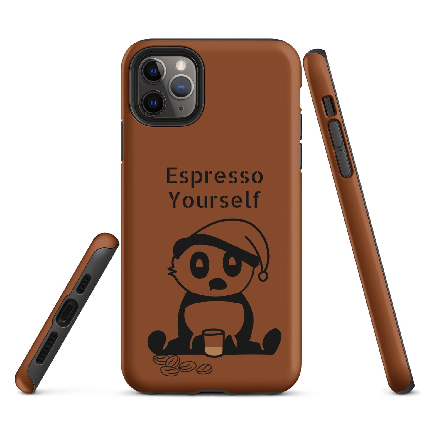 Tough Case for iPhone® - Espresso Yourself - Brown