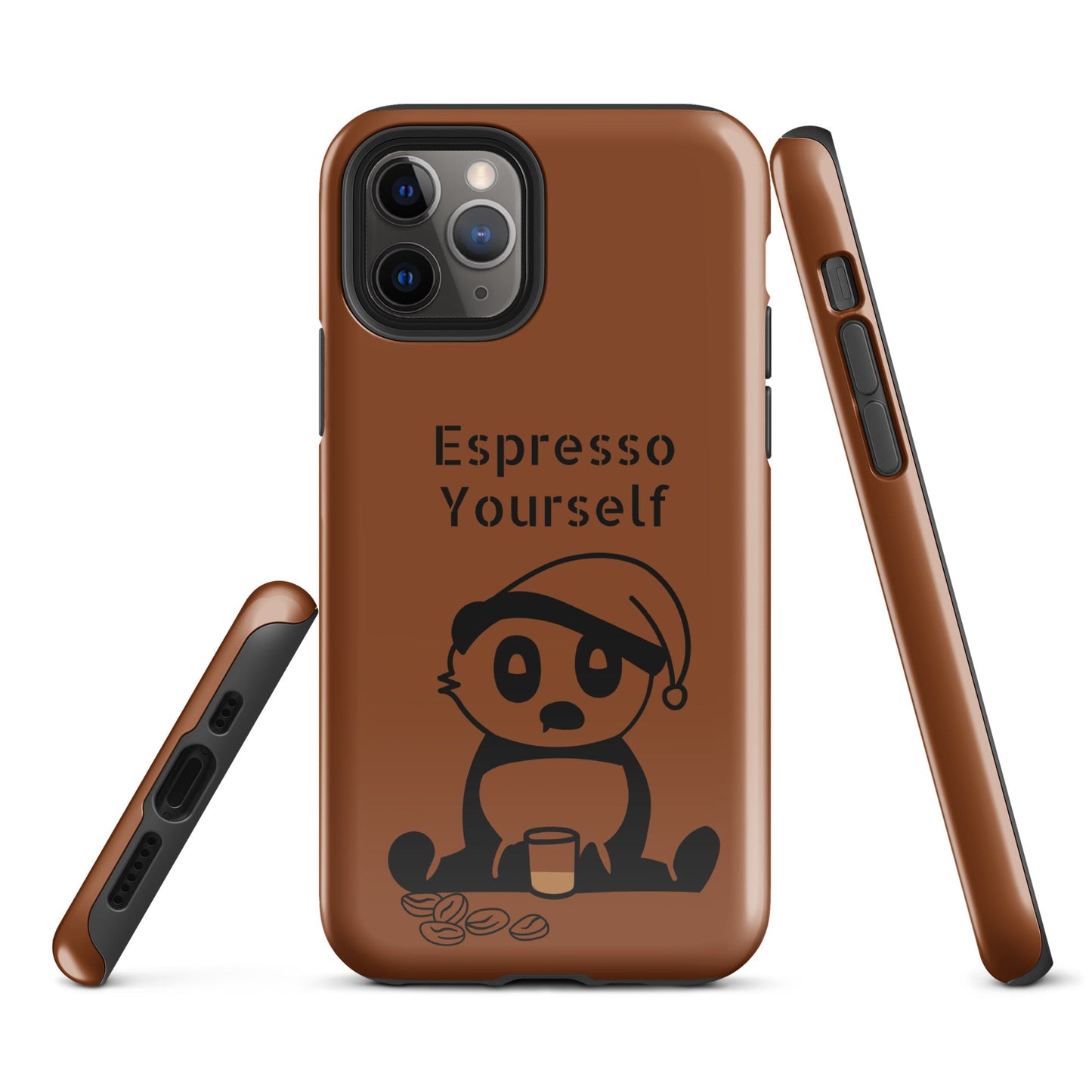 Tough Case for iPhone® - Espresso Yourself - Brown
