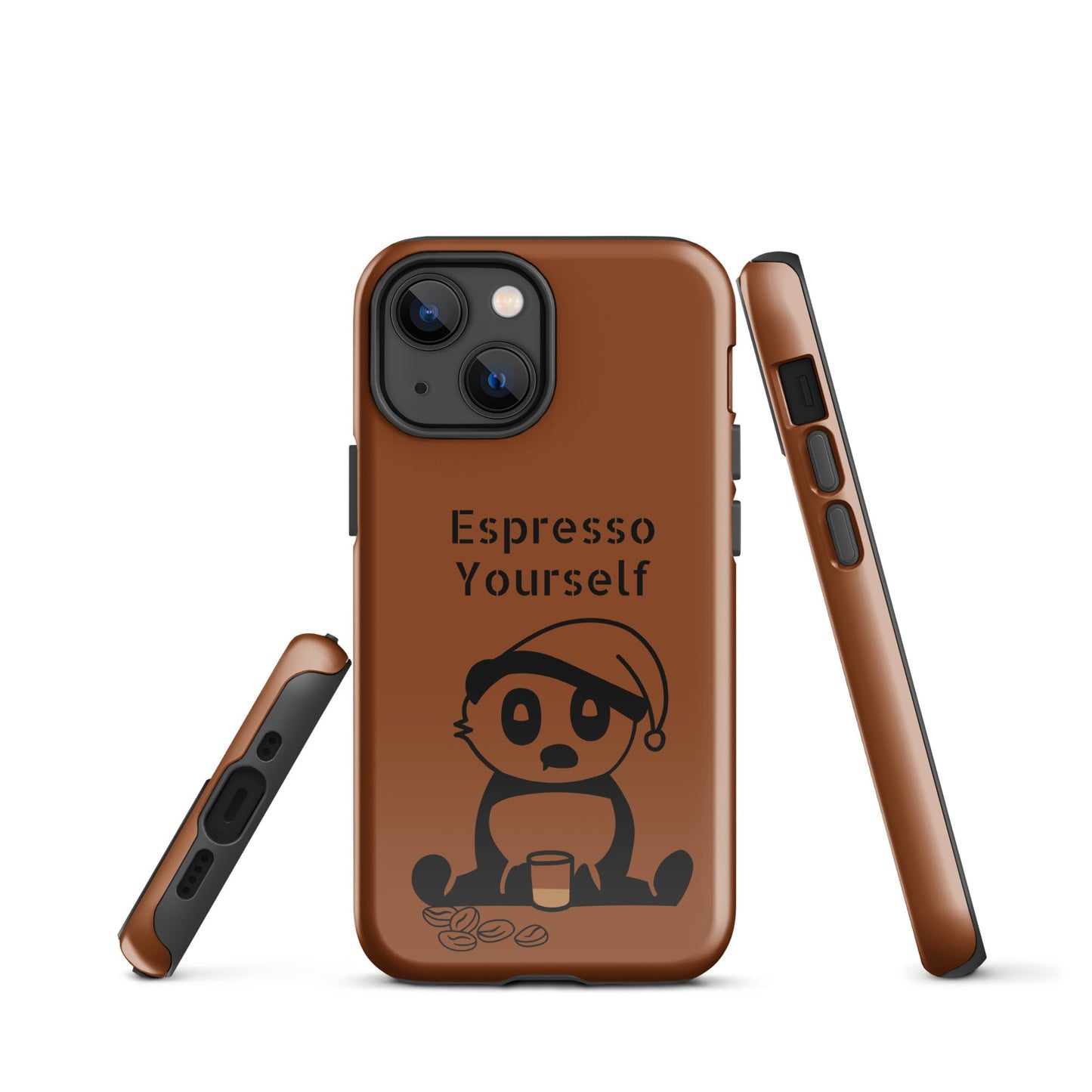 Tough Case for iPhone® - Espresso Yourself - Brown