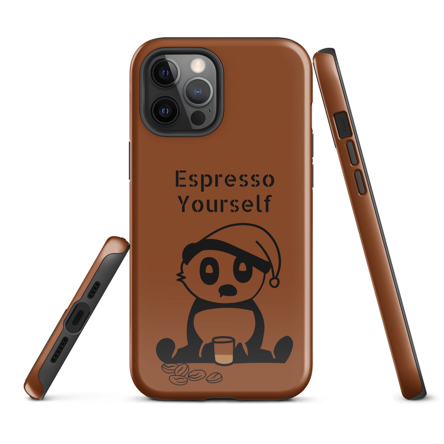 Tough Case for iPhone® - Espresso Yourself - Brown