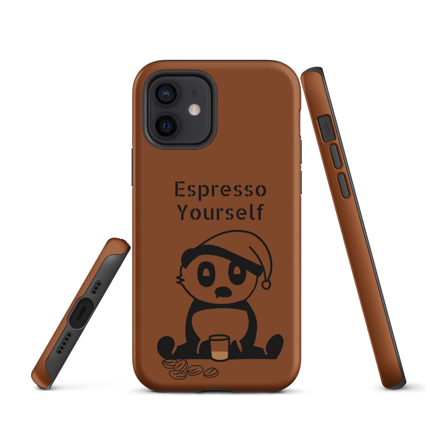 Tough Case for iPhone® - Espresso Yourself - Brown