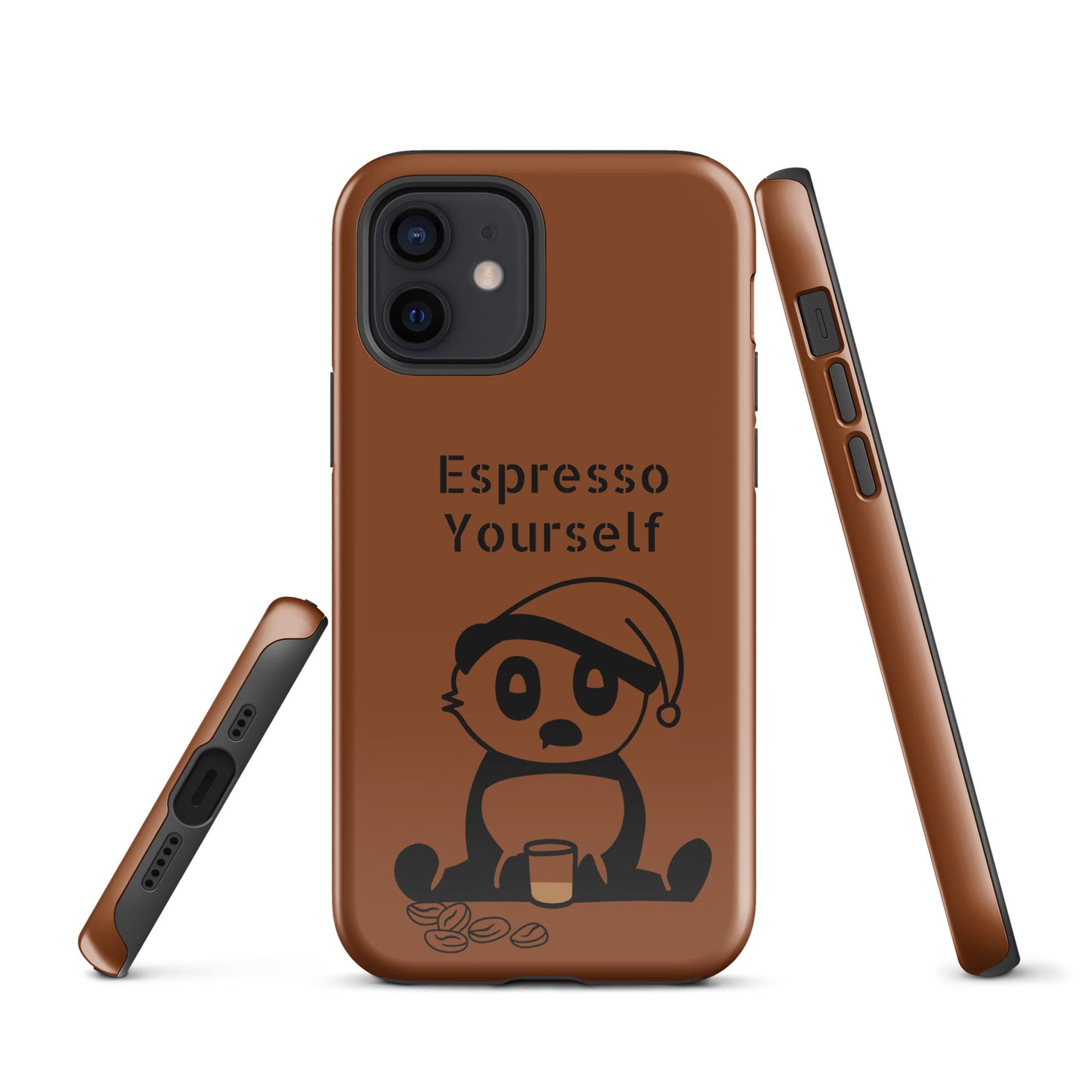 Tough Case for iPhone® - Espresso Yourself - Brown