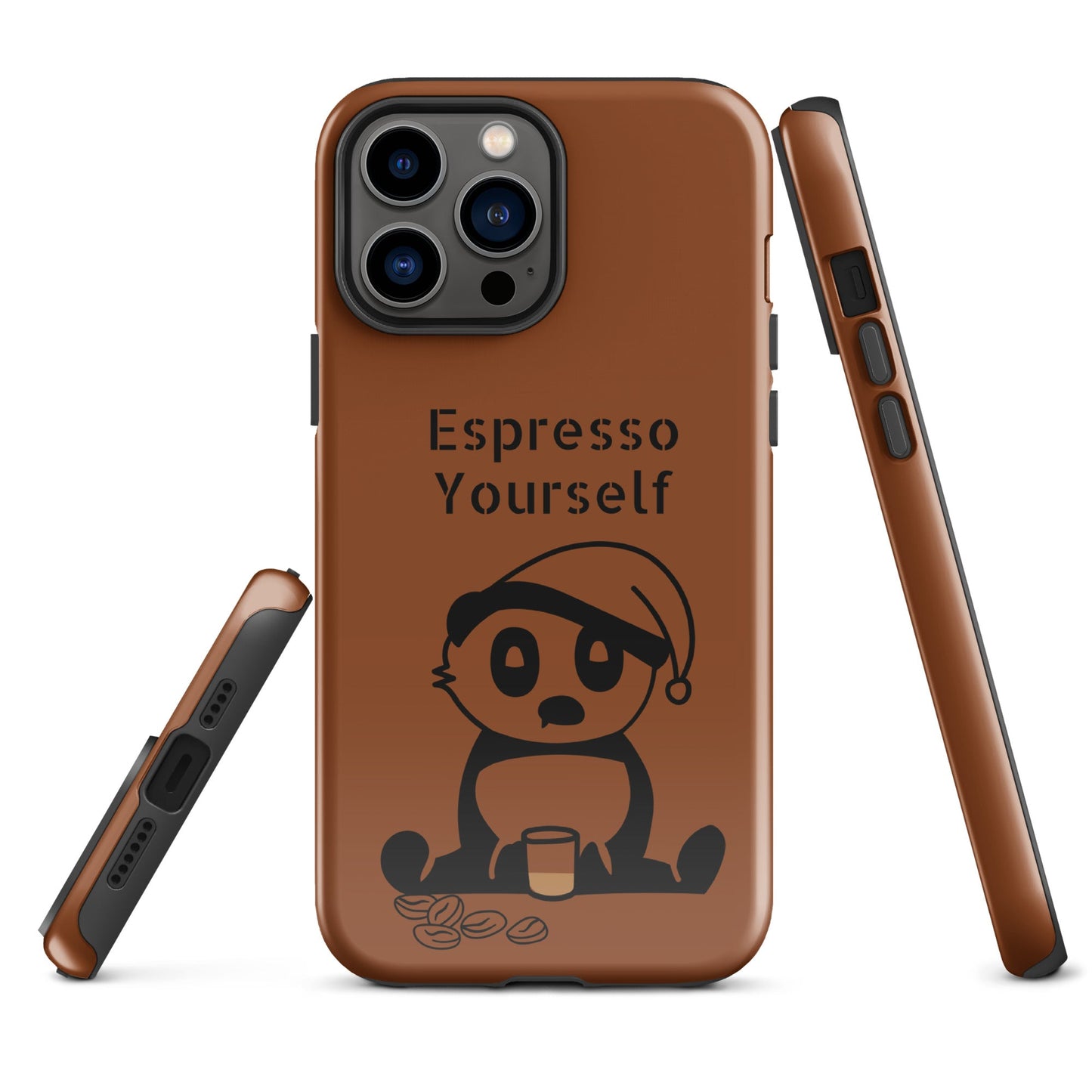 Tough Case for iPhone® - Espresso Yourself - Brown