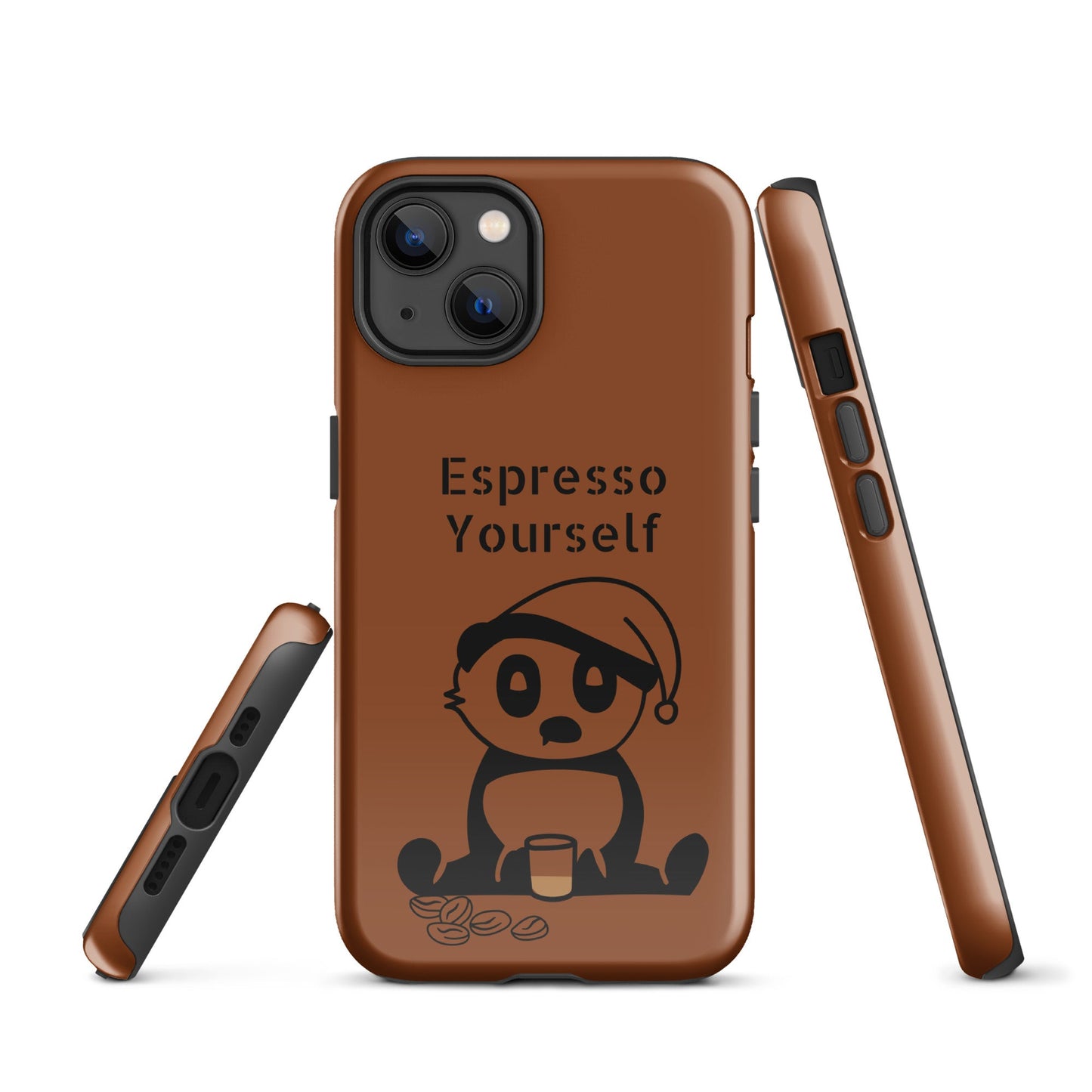 Tough Case for iPhone® - Espresso Yourself - Brown