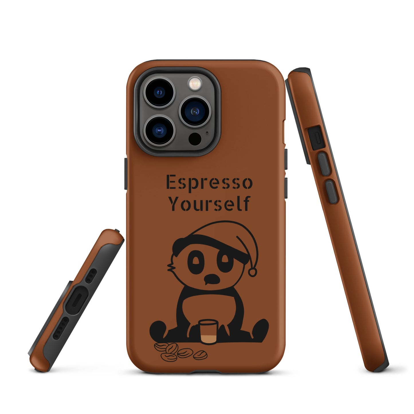 Tough Case for iPhone® - Espresso Yourself - Brown