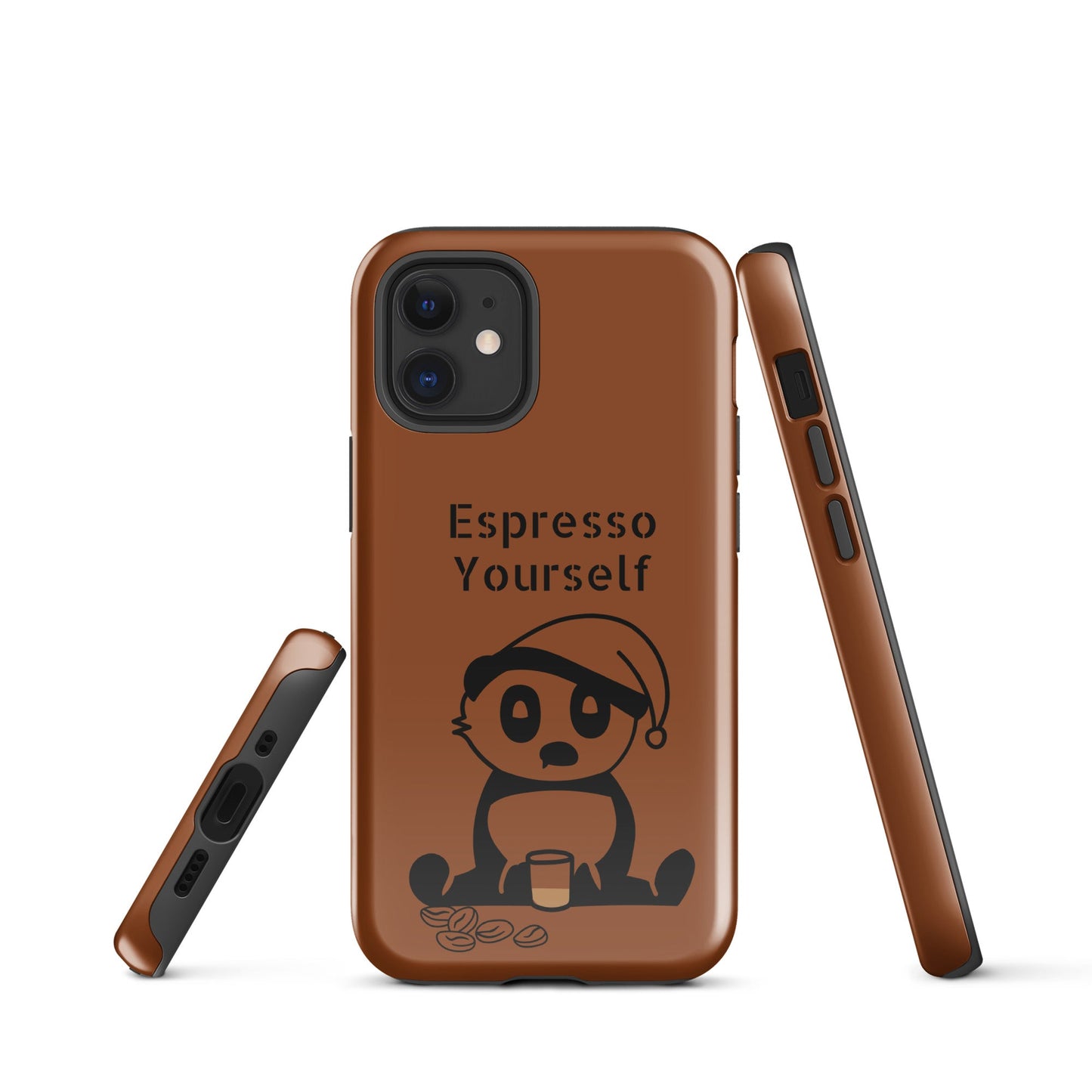 Tough Case for iPhone® - Espresso Yourself - Brown