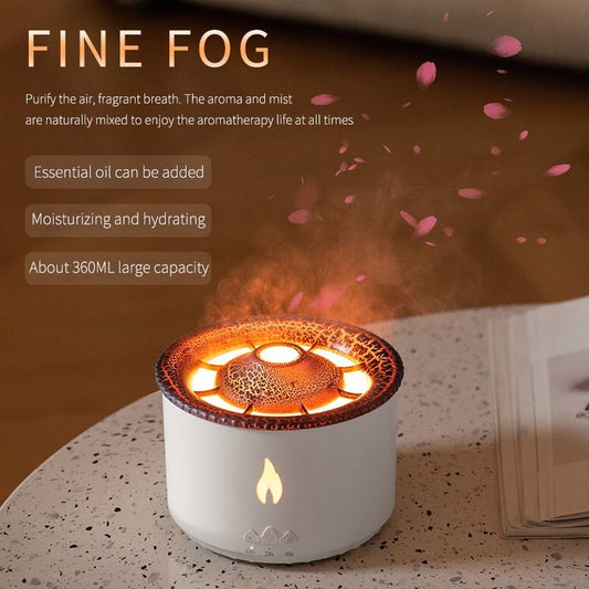 Volcanic Night Light Lamp Fragrance Diffuser Humidifier