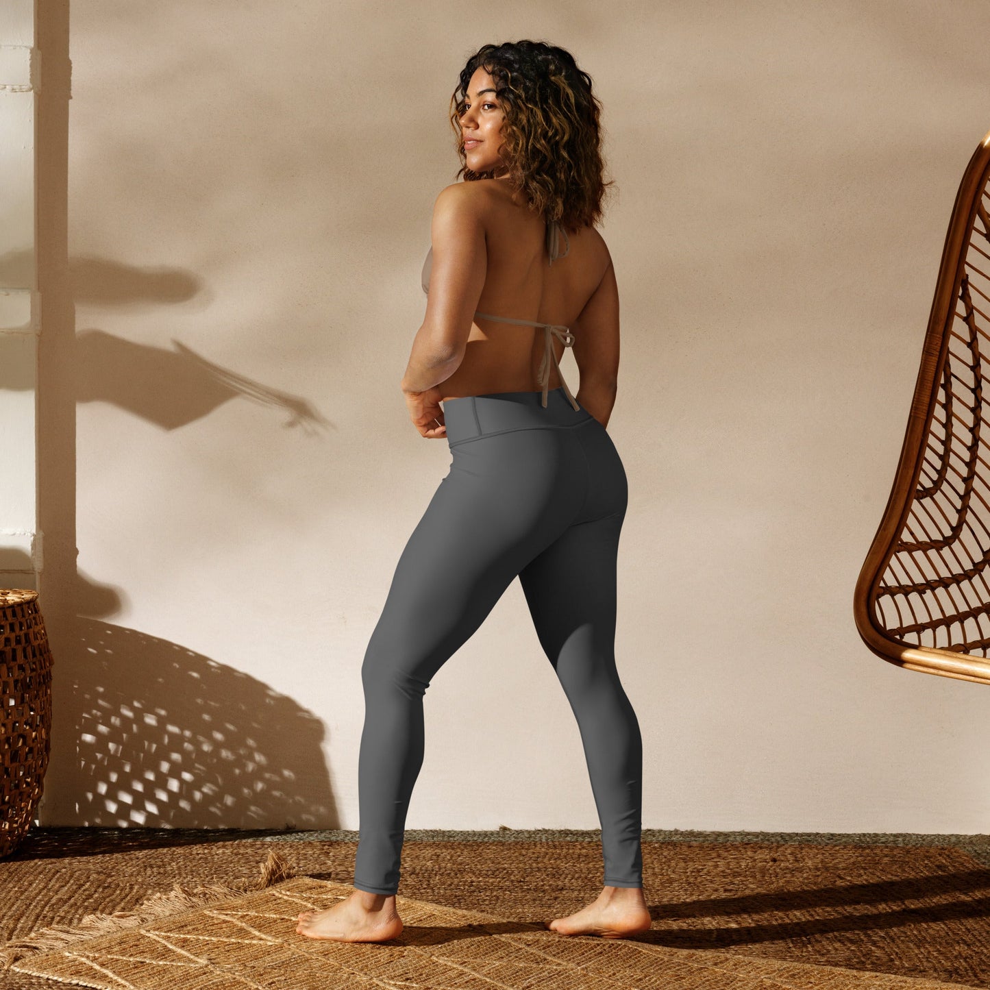 Woman's Yoga Consistency Is Key Stretchy Leggings