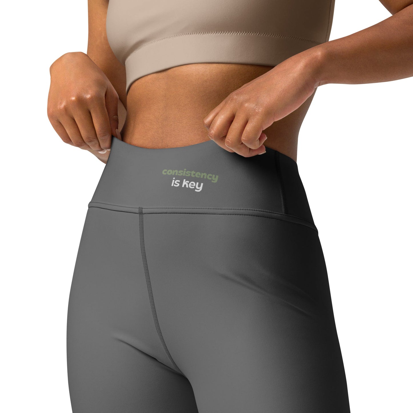 Woman's Yoga Consistency Is Key Stretchy Leggings