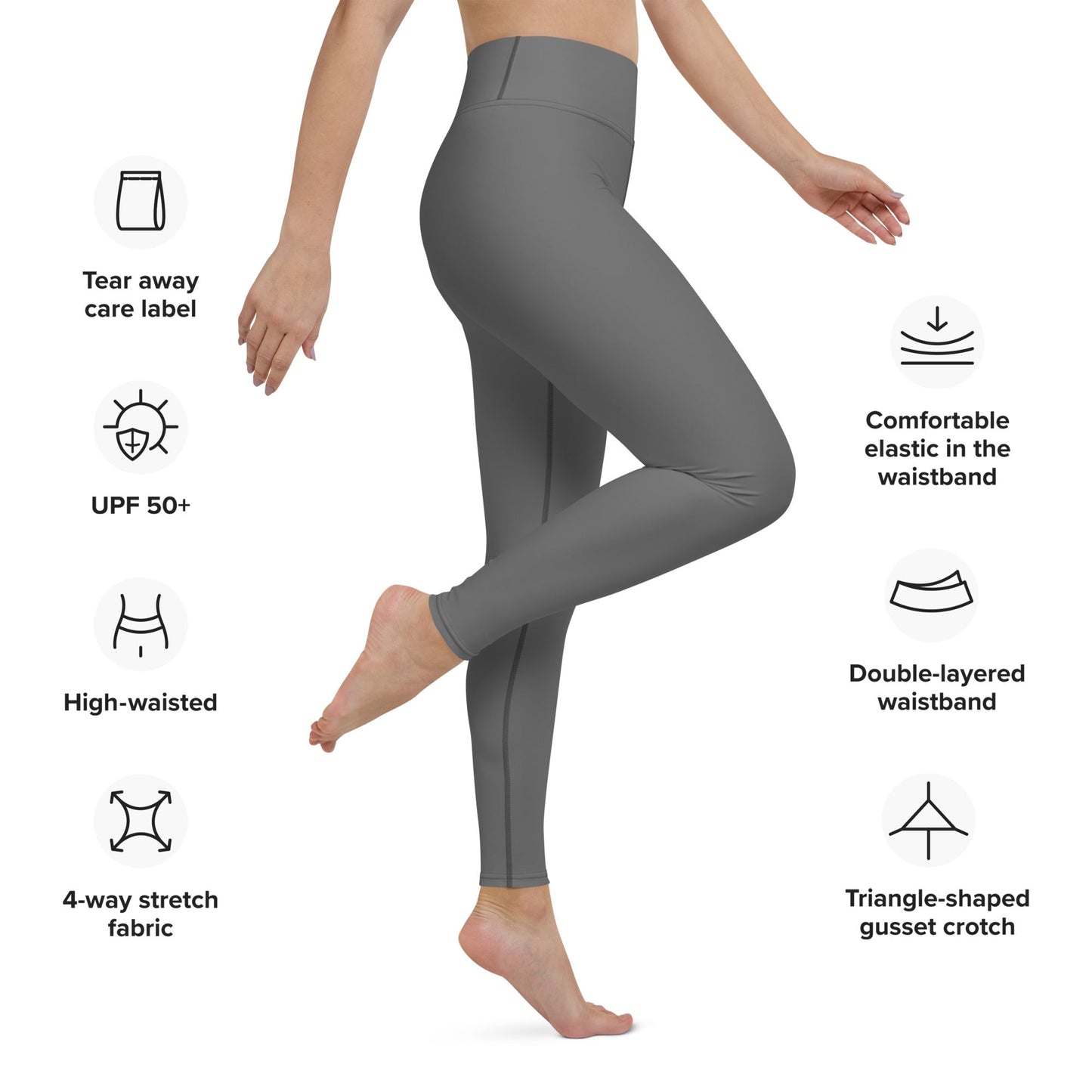 Woman's Yoga Consistency Is Key Stretchy Leggings