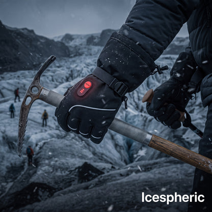 Icespheric™ IcePro Glacier Trek - Deep-Winter Hiking Thermal Heated Gloves