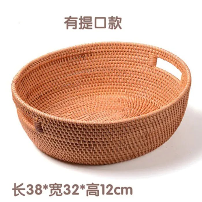Handmade Vietnamese Wicker Candy Basket Set (3 Pieces) - Icespheric