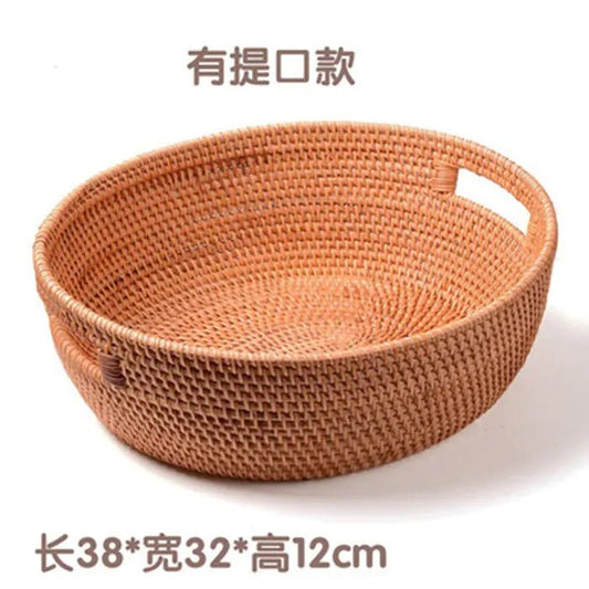 Handmade Vietnamese Wicker Candy Basket Set (3 Pieces) - Icespheric
