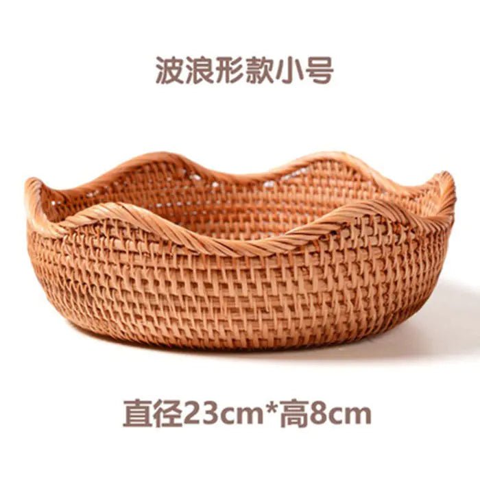 Handmade Vietnamese Wicker Candy Basket Set (3 Pieces) - Icespheric