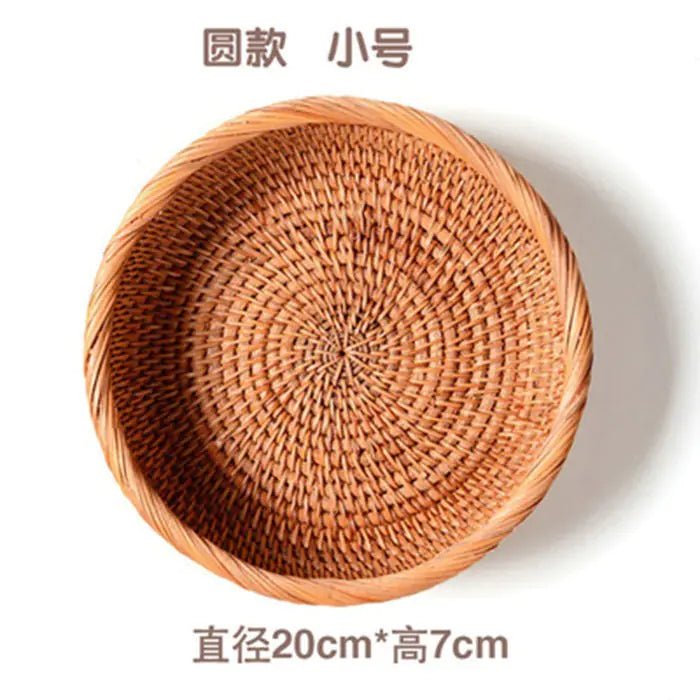 Handmade Vietnamese Wicker Candy Basket Set (3 Pieces) - Icespheric
