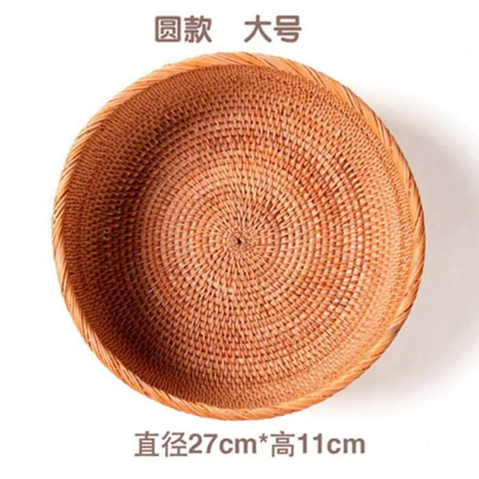 Handmade Vietnamese Wicker Candy Basket Set (3 Pieces) - Icespheric