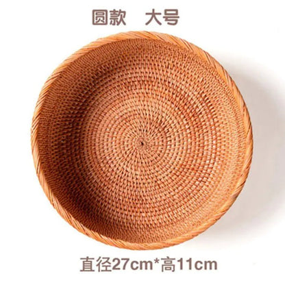 Handmade Vietnamese Wicker Candy Basket Set (3 Pieces) - Icespheric