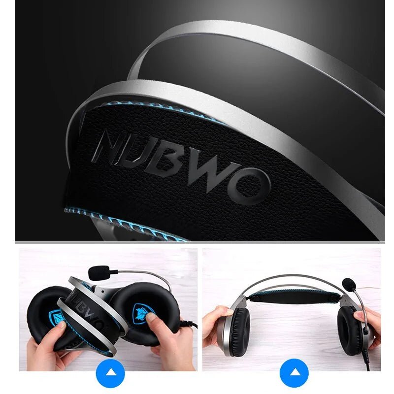 Headset Gamer for Mobile Phone PS4 Xbox PC Earphone with Mic Earpiece - Icespheric