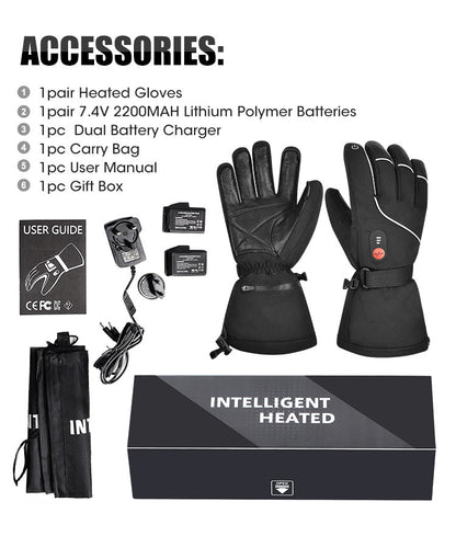 Icespheric™ IcePro Glacier Trek - Deep-Winter Hiking Thermal Heated Gloves - Icespheric