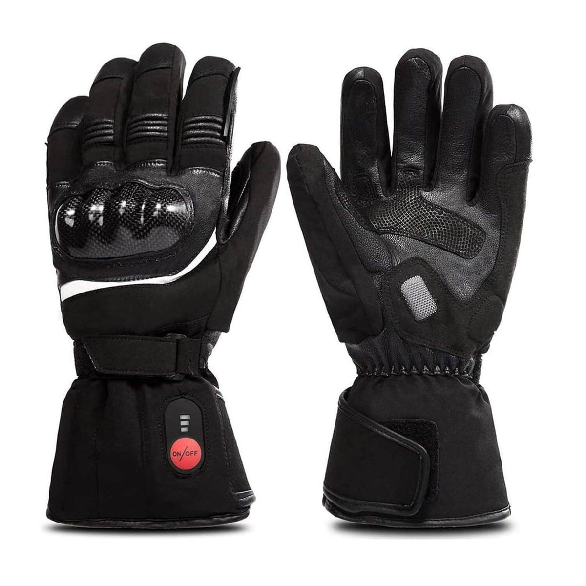 Icespheric IcePro MotoHeat Carbon Heated Motorcycle Gloves - Icespheric