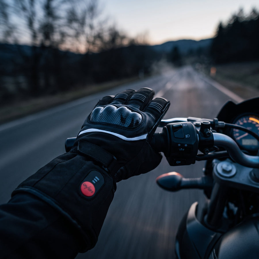 Icespheric IcePro MotoHeat Carbon Heated Motorcycle Gloves